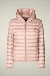 Piumini Donna Save The Duck - Giubbotto Cappuccio - Cipria