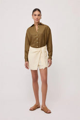 ottod'Ame Women's Shorts - Shorts - Cream