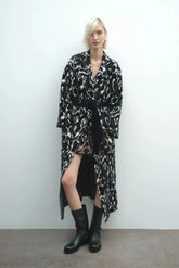 Akep Women's Cardigan - Spotted Jacquard Cardigan - Multicolor