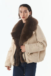 Pellicce Donna Giovanni Paris - Giubbino - Beige