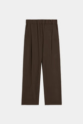 A Paper Kid Men's Pants - Fresh Wool Pants - Brown