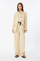 Pantaloni Donna Max Mara Studio - Mstsumero - Beige