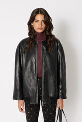Giacche Donna Berenice - Blouson Simili Cuir - Nero