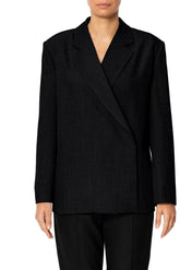 Giacche Donna RUE•8ISQUIT - Doppiopetto Over Basic - Nero