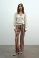 Maglie Donna Akep - Maglia Scollo V - Panna