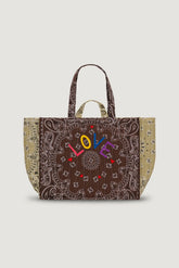Borsa a mano Call it by your name Maxi Cabas Matelasse' Donna – Marrone