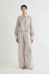 MeiMeiJ Women's Trousers - Trousers - Beige