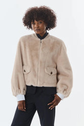 Pellicce Donna Giovanni Paris - Giubbino - Beige