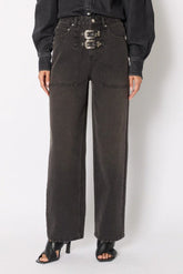 Jeans Donna Berenice - Jean Droit - Nero