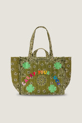 Borsa a mano Call it by your name Middle Cabas Carry Brz Donna – Verde