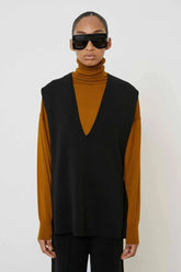 MeiMeiJ Women's Sweaters - Sleeveless Sweater - Black