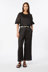 Pantaloni Donna Max Mara Studio - Msttartufo - Nero