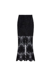 Aniye By Women's Casual Skirts - Lace Longuette - Black