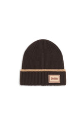 Drole de Monsieur Men's Knit Beanie - Hat - Brown