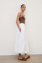 ottod'Ame Women's Casual Skirts - Skirt - White