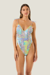 Costumi interi Donna 4Giveness - Costume Intero Cachemire /Pastel - Multicolore