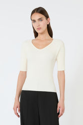 Women's Weekend Sweaters - Wkdtenente - Cream