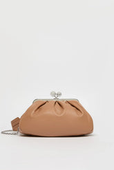 Women's Weekend Handbags - Cubic - Beige