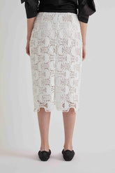 MeiMeiJ Women's Casual Skirts - Skirt - White