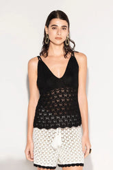 Canotte e top Donna Akep - Top With Straps - Nero