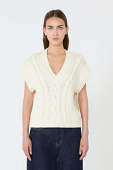 Women's Weekend Vest - Wkdpascia - Cream