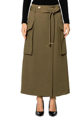 Gonne casual Donna RUE•8ISQUIT - Gonna Fluido - Verde