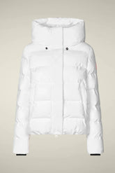 Save The Duck Women's Down Jacket - Hooded Jacket - White