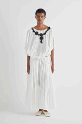 MeiMeiJ Women's Blouses - Blouse - White