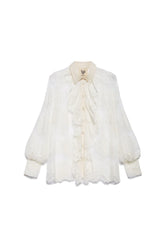 Aniye By Women's Shirts - Chemisette Lace - Cream