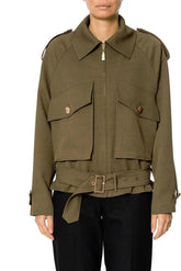 Giubbini Donna RUE•8ISQUIT - Bomber Fluido - Marrone