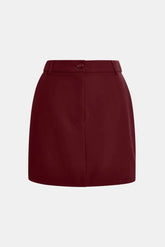 Essentiel Antwerp Women's Casual Skirts - Irrelevant Miniskirt - Bordeaux