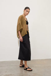 ottod'Ame Women's Casual Skirts - Skirt - Black