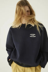 Felpa girocollo Ciao Amore Felpa Senza Cappuccio Donna – Blu