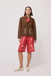 ottod'Ame Women's Shorts - Shorts - Red