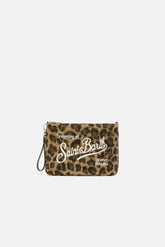 Pochette e Clutch Donna Mc2 Saint Barth - Parisienne Felt Leopard Midi 18 Emb - Multicolore
