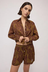 ottoman women's shorts - shorts - multicolored