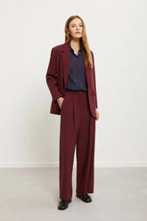 ottod'Ame Women's Pants - Trousers - Bordeaux