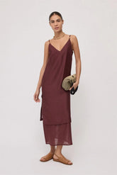 Ottod'Ame Women's Casual Wear - Dress - Bordeaux
