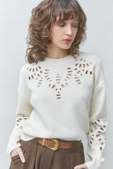 Maglione Suncoo Perika Donna – Panna