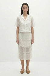 Gonne casual Donna Berenice - Jupe Midi - Bianco