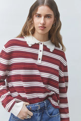 Polo Suncoo Prego Donna – Bordeaux