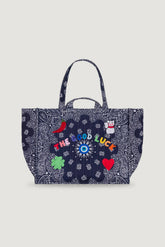 Borsa a mano Call it by your name Maxi Cabas Matelasse' Donna – Blu