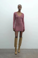 Vestiti casual Donna Akep - Abito Effetto Chevron - Multicolore