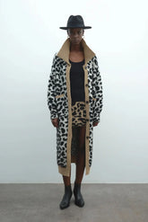 Akep Women's Cardigan - Long Spotted Cardigan - Multicolored