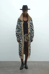 Cardigan Donna Akep - Cardigan Lungo Maculato - Multicolore