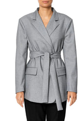 Giacche Donna RUE•8ISQUIT - Vestaglia Diagonale - Grigio