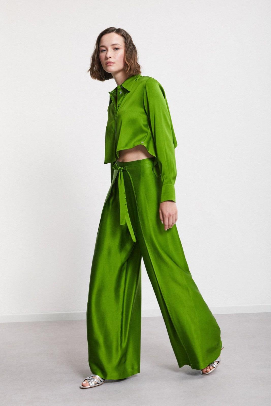 Pantaloni Donna ottod'Ame - Pantalone - Verde