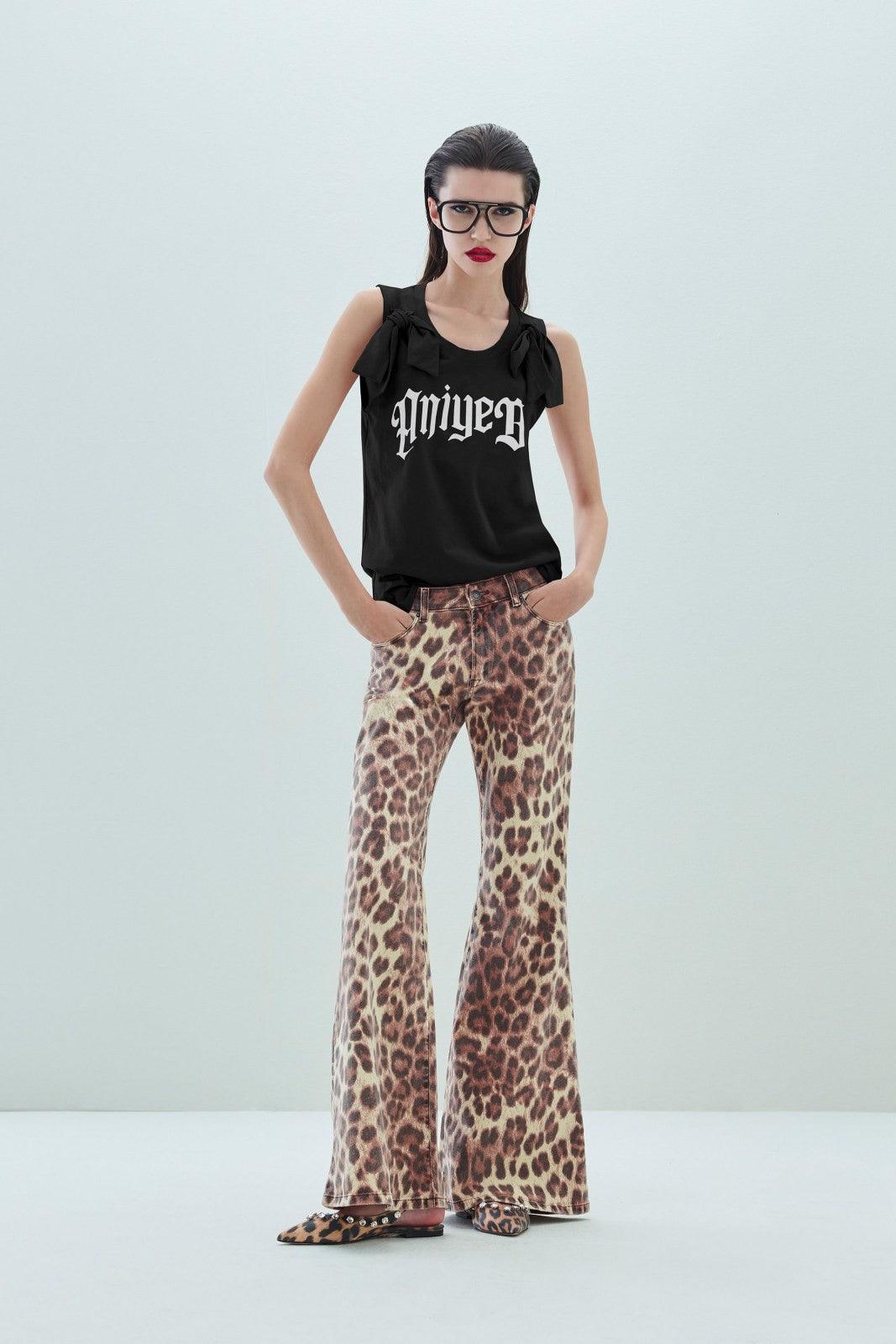 Jeans Donna Aniye By - Leopard Jeans - Multicolore