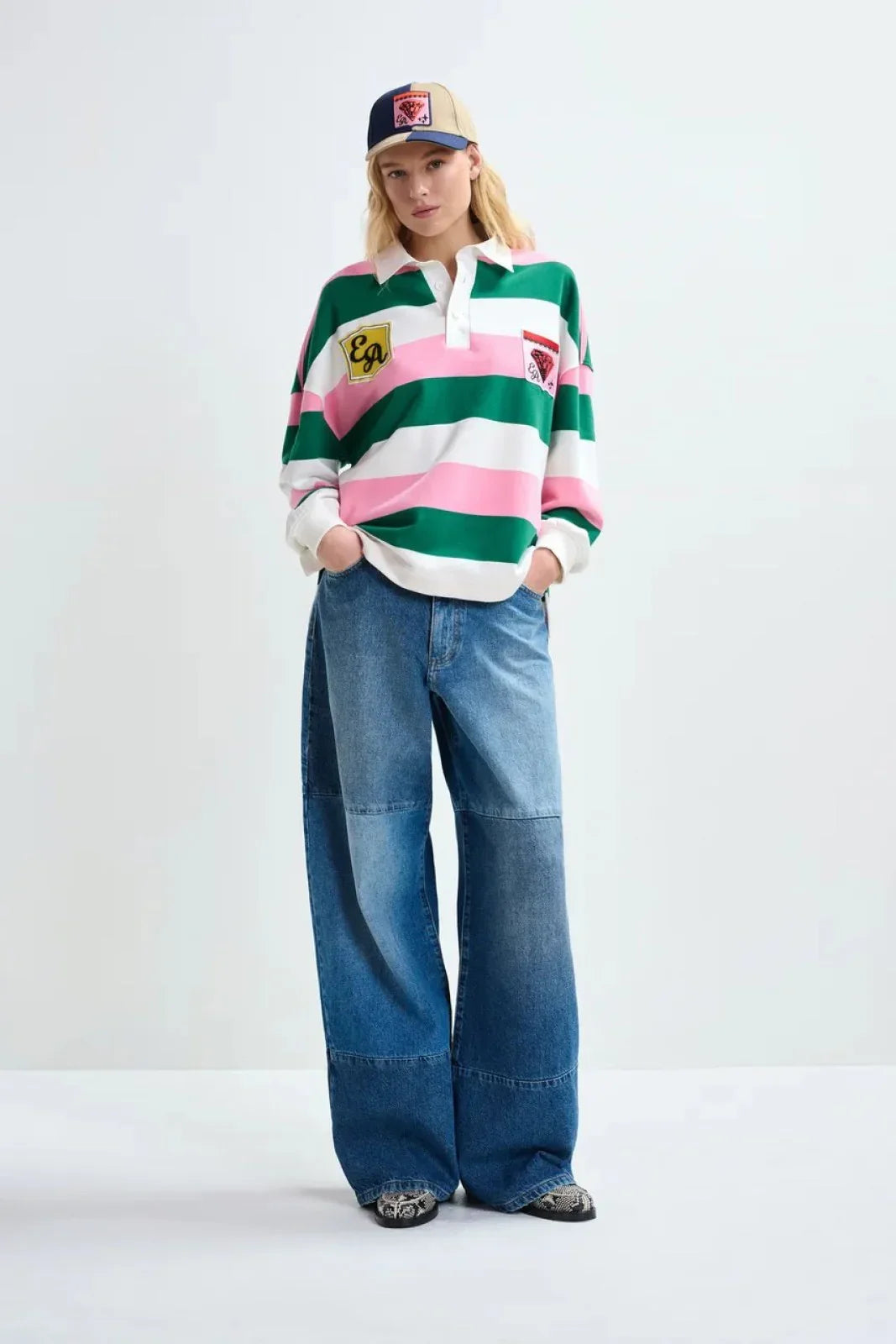 Polo Donna Essentiel Antwerp - Sweatshirt Striped - Multicolore