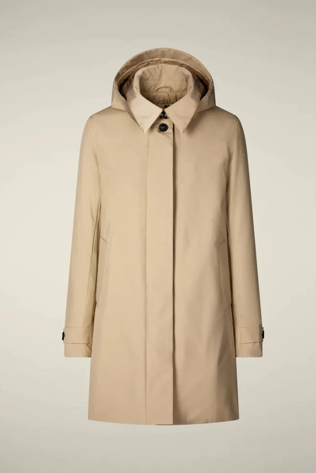 Piumini Donna Save The Duck - Cappotto Cappuccio - Beige